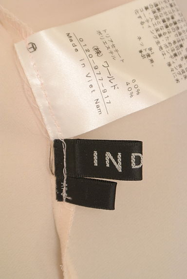 INDIVI（インディヴィ）の古着「ピンタックシフォンブラウス（カットソー・プルオーバー）」大画像６へ
