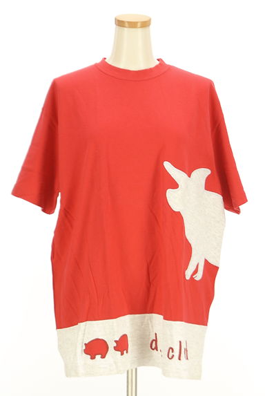 drug store's（ドラッグストアーズ）の古着「D.S.CLUB バイカラーブタさんTシャツ（Ｔシャツ）」大画像１へ