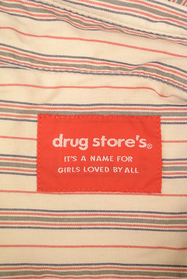 drug store's（ドラッグストアーズ）の古着「マルチストライプシャツ（ブラウス）」大画像６へ