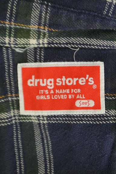 drug store's（ドラッグストアーズ）の古着「チェック柄フランネルシャツ（カジュアルシャツ）」大画像６へ
