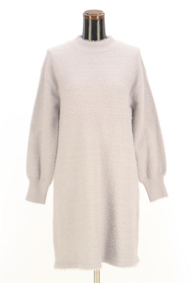 PROPORTION BODY DRESSING（プロポーションボディ ドレッシング）の古着「ふんわりラメニットワンピース（ワンピース・チュニック）」大画像１へ