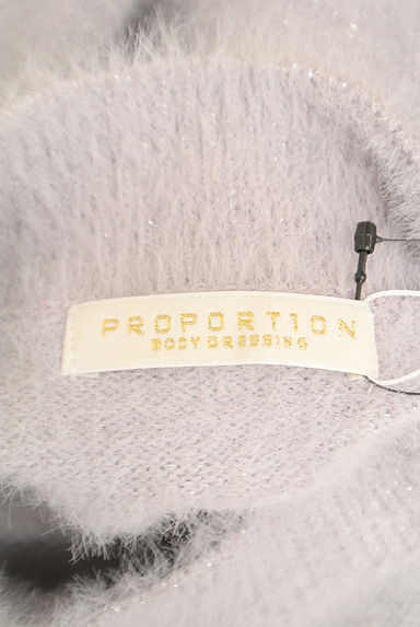 PROPORTION BODY DRESSING（プロポーションボディ ドレッシング）の古着「ふんわりラメニットワンピース（ワンピース・チュニック）」大画像６へ
