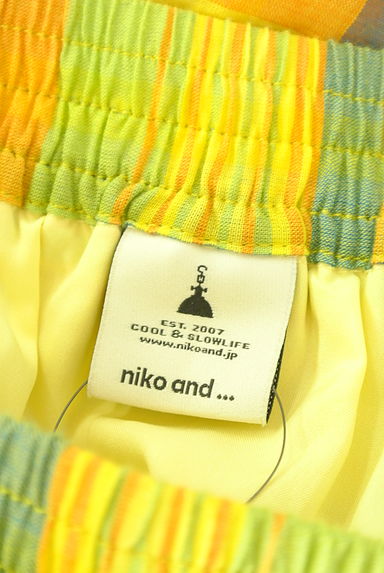 niko and...（ニコ アンド）の古着「チェック柄ロングスカート（ロングスカート・マキシスカート）」大画像６へ