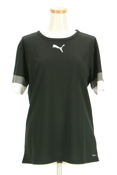 PUMA（プーマ）の古着「メッシュ袖ワンポイントTシャツ（Ｔシャツ）」大画像１へ