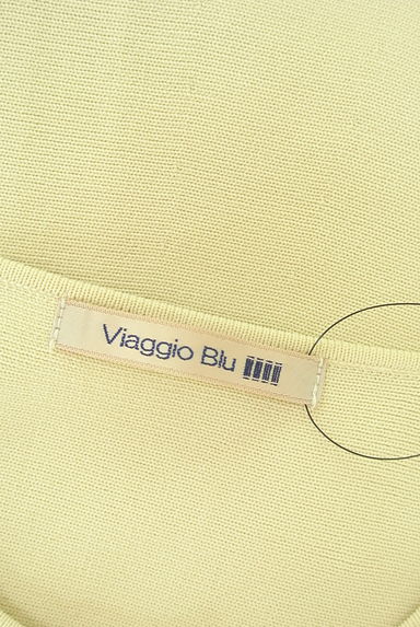 Viaggio Blu（ビアッジョブルー）の古着「ペプラムニットベスト（ベスト・ジレ）」大画像６へ