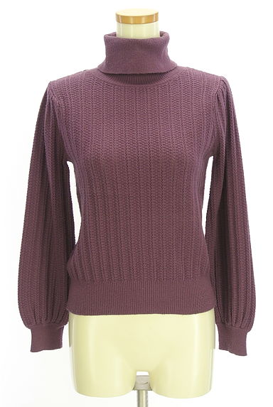 PROPORTION BODY DRESSING（プロポーションボディ ドレッシング）の古着「ボリューム袖タートルネックニット（ニット）」大画像１へ