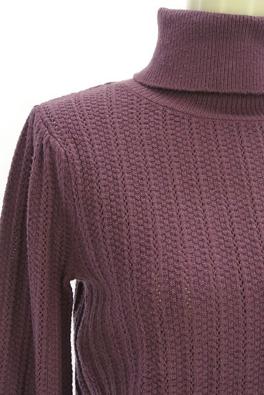 PROPORTION BODY DRESSING（プロポーションボディ ドレッシング）の古着「ボリューム袖タートルネックニット（ニット）」大画像４へ