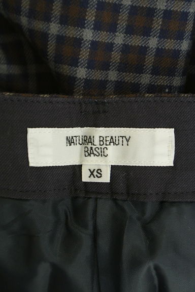NATURAL BEAUTY BASIC（ナチュラルビューティベーシック）の古着「チェック柄テーパードパンツ（パンツ）」大画像６へ