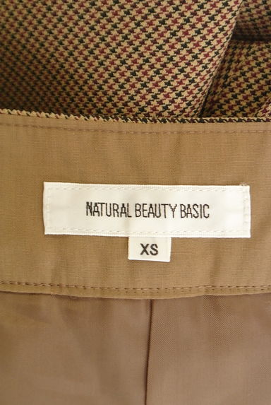 NATURAL BEAUTY BASIC（ナチュラルビューティベーシック）の古着「千鳥格子柄ワイドパンツ（パンツ）」大画像６へ