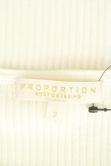 PROPORTION BODY DRESSING（プロポーションボディ ドレッシング）の古着「花柄シアー袖リブニット（ニット）」大画像６へ