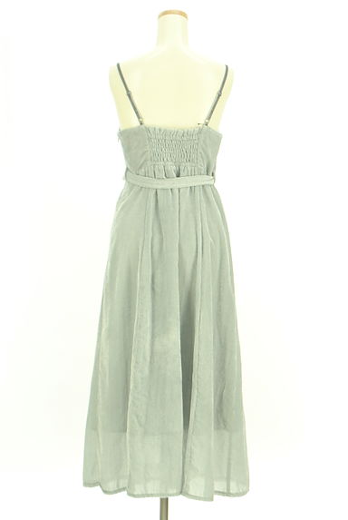 JILL by JILLSTUART（ジルバイジルスチュアート）の古着「ベルト付きコーデュロイロングワンピース（キャミワンピース）」大画像２へ