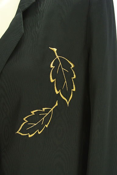ITALIYA（伊太利屋）の古着「リーフ刺繍テーラードジャケット（ジャケット）」大画像４へ