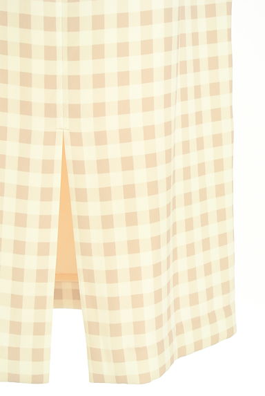 PROPORTION BODY DRESSING（プロポーションボディ ドレッシング）の古着「ギンガムチェックロングスカート（ロングスカート・マキシスカート）」大画像５へ