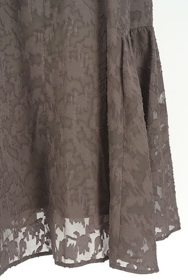 PROPORTION BODY DRESSING（プロポーションボディ ドレッシング）の古着「ジャガードロングシフォンスカート（ロングスカート・マキシスカート）」大画像５へ