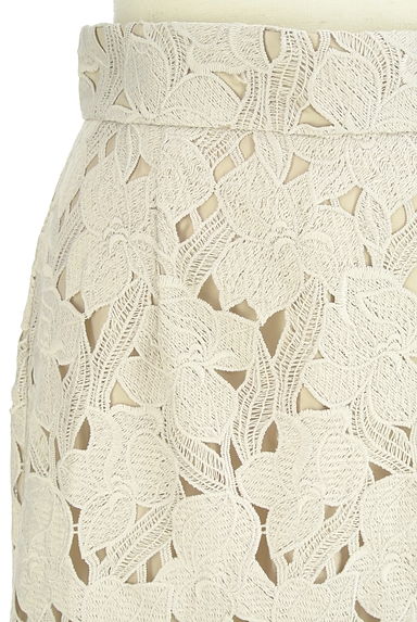 PROPORTION BODY DRESSING（プロポーションボディ ドレッシング）の古着「花柄刺繍レースミモレスカート（ロングスカート・マキシスカート）」大画像４へ