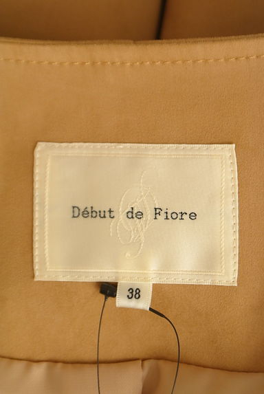 Debut de Fiore by LAISSE PASSE（デビュー・ド・フィオレ）の古着「スウェードライクライダースジャケット（ジャケット）」大画像６へ
