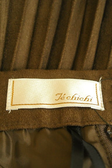 Te chichi（テチチ）の古着「スウェードプリーツロングスカート（スカート）」大画像６へ