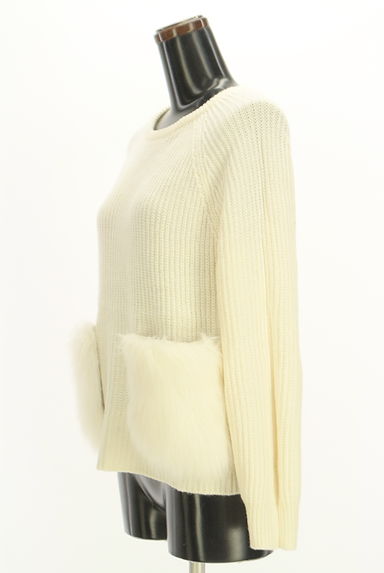 NATURAL BEAUTY BASIC（ナチュラルビューティベーシック）の古着「ファーポケットニット（セーター）」大画像３へ