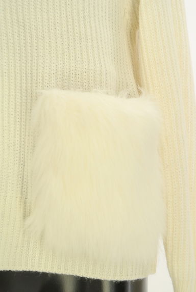 NATURAL BEAUTY BASIC（ナチュラルビューティベーシック）の古着「ファーポケットニット（セーター）」大画像４へ
