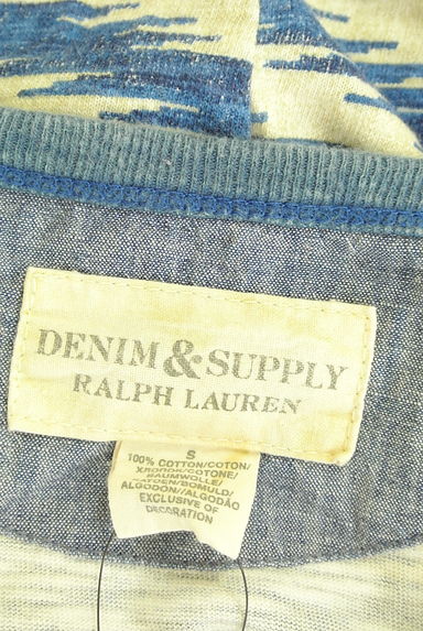 POLO RALPH LAUREN（ポロラルフローレン）の古着「ネイティブ柄ヘンリーネックカットソー（カットソー・プルオーバー）」大画像６へ