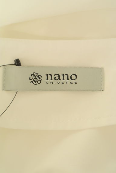 nano・universe（ナノユニバース）の古着「ノーカラーブラウス（ブラウス）」大画像６へ