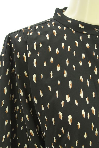 ROSE BUD（ローズバッド）の古着「ベルト付きバンドカラーロングシャツワンピース（ワンピース・チュニック）」大画像４へ