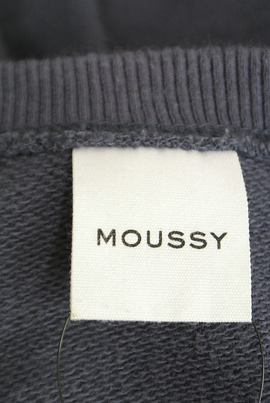 MOUSSY（マウジー）の古着「ロゴ刺繍スウェットトップス（スウェット・パーカー）」大画像６へ