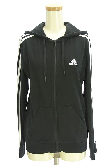adidas（アディダス）の古着「スリーラインジップパーカー（スウェット・パーカー）」大画像１へ