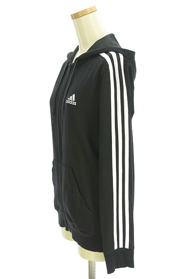 adidas（アディダス）の古着「スリーラインジップパーカー（スウェット・パーカー）」大画像３へ