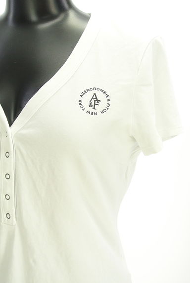 Abercrombie&Fitch（アバクロンビーアンドフィッチ）の古着「ワンポインヘンリーネックカットソー（カットソー・プルオーバー）」大画像４へ