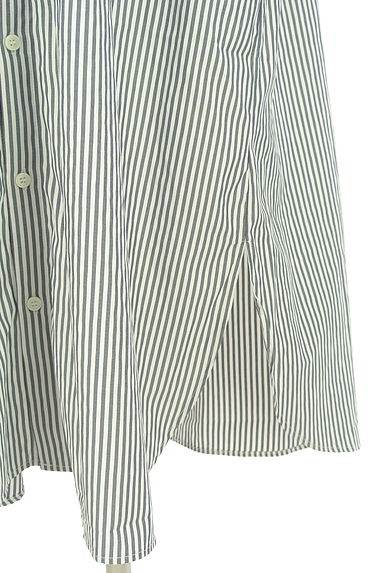 Te chichi（テチチ）の古着「Lugnoncure ストライプロングシャツワンピース（ワンピース・チュニック）」大画像５へ
