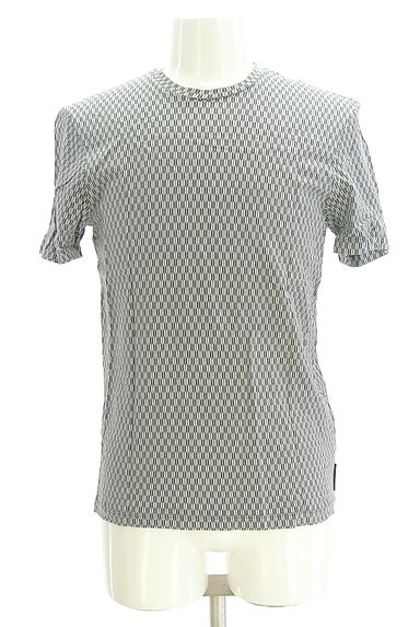 EMPORIO ARMANI（エンポリオ アルマーニ）の古着「矢絣柄Tシャツ（Ｔシャツ）」大画像１へ