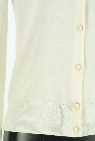 NATURAL BEAUTY BASIC（ナチュラルビューティベーシック）の古着「光沢ボタンニットカーディガン（カーディガン・ボレロ）」大画像５へ