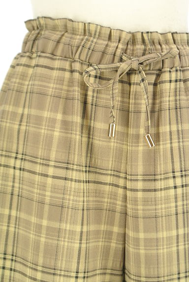 Vin（ヴァン）の古着「ウエストゴムチェック柄ワイドパンツ（パンツ）」大画像４へ