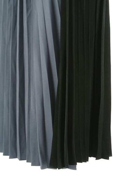 Loungedress（ラウンジドレス）の古着「配色プリーツロングスカート（ロングスカート・マキシスカート）」大画像５へ