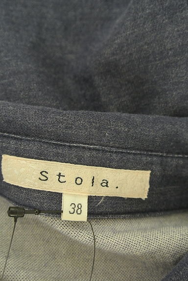 Stola.（ストラ）の古着「膝丈デニムシャツワンピース（ワンピース・チュニック）」大画像６へ