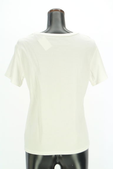 Stola.（ストラ）の古着「花柄×ラメプリントTシャツ（Ｔシャツ）」大画像２へ