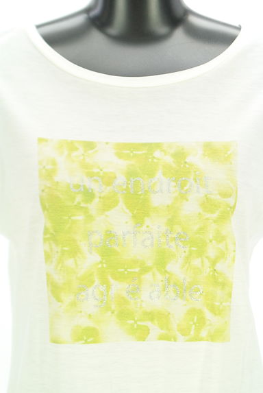 Stola.（ストラ）の古着「ラメロゴプリントTシャツ（Ｔシャツ）」大画像４へ
