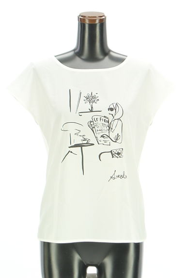 Stola.（ストラ）の古着「前後切替フレンチスリーブTシャツ（Ｔシャツ）」大画像１へ