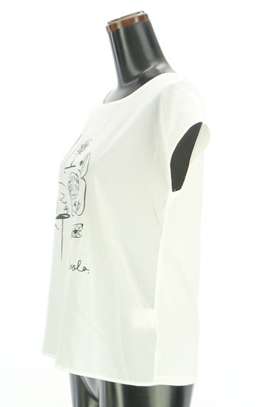 Stola.（ストラ）の古着「前後切替フレンチスリーブTシャツ（Ｔシャツ）」大画像３へ