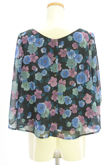 Stola.（ストラ）の古着「花柄シフォンカットソー（カットソー・プルオーバー）」大画像２へ