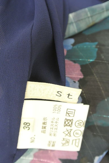 Stola.（ストラ）の古着「花柄シフォンカットソー（カットソー・プルオーバー）」大画像６へ