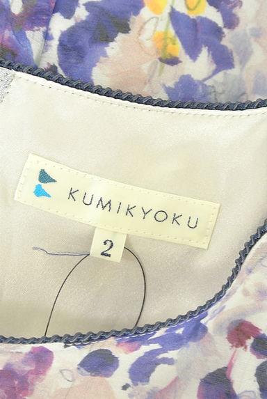 KUMIKYOKU（組曲）の古着「総柄半袖シアーワンピース（ワンピース・チュニック）」大画像６へ