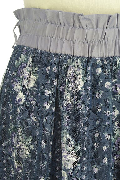 axes femme（アクシーズファム）の古着「花柄レースロングスカート（ロングスカート・マキシスカート）」大画像４へ