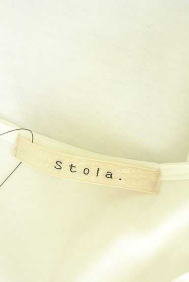 Stola.（ストラ）の古着「フロント花柄サテンカットソー（カットソー・プルオーバー）」大画像６へ