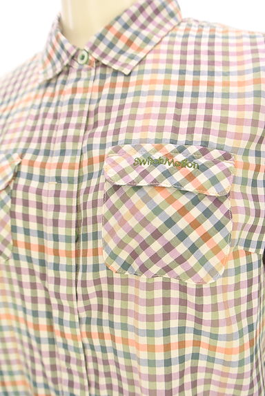 Crocodile（クロコダイル）の古着「Switch Motion チェック柄シャツ（カジュアルシャツ）」大画像４へ