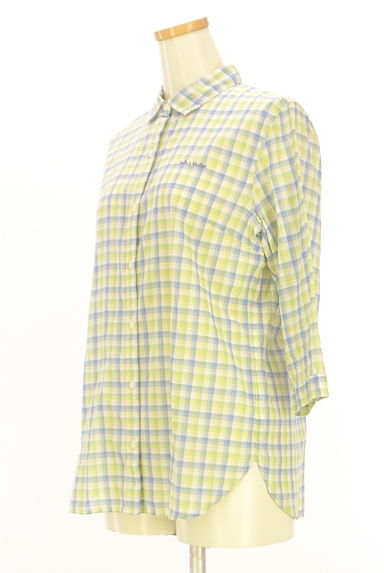 Crocodile（クロコダイル）の古着「Switch Motion ７分袖チェック柄シアーシャツ（カジュアルシャツ）」大画像３へ