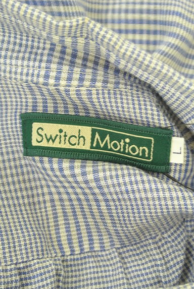 Crocodile（クロコダイル）の古着「SWITCH MOTION CROCODILE 8分袖チェックシアーシャツ（カジュアルシャツ）」大画像６へ