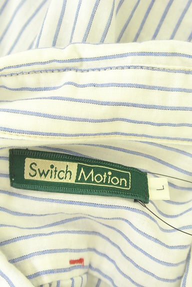 Crocodile（クロコダイル）の古着「SWITCH MOTION CROCODILE 7分袖ストライプシャツ（カジュアルシャツ）」大画像６へ