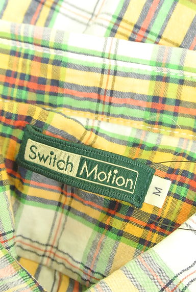 Crocodile（クロコダイル）の古着「SWITCH MOTION CROCODILE チェックサッカーシャツ（カジュアルシャツ）」大画像６へ